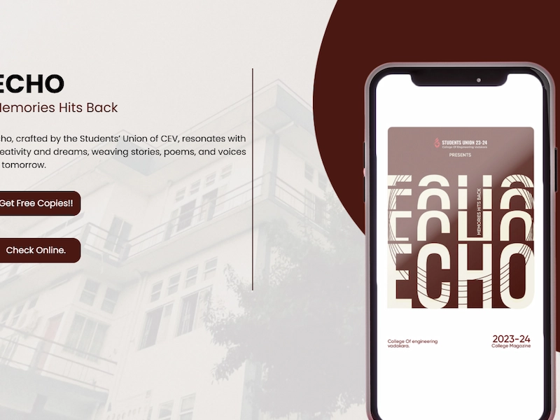 Digital Magazine for CEV Students union